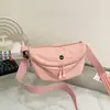 Bolsa portátil y sencilla para dumplings para salir, nueva bolsa versátil estilo ins 2025 para deportes, uso diario, hombro o bandolera para mujer