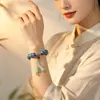 Pulsera DIY Popular Hecha a Mano con Cuentas de Incienso Tradicional de Xiaohongshu con Calabaza de Fortuna y Prosperidad Estilo Chino, Materiales Naturales de Incienso, Venta Directa del Fabricante