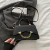 Bolsas Femininas Transfronteiriças Verão 2026 Cor Sólida Simples Nova Moda Versátil Bolsa de Ombro Único Transversal Bolsa de Mão Pequena Quadrada