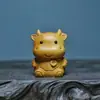 Talla en Madera de Ciprés de Animalitos Lindos, Figura de Oveja Pequeña, Artesanías y Regalos