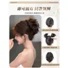Moño de Pelo Esponjoso Natural y Realista, Popular entre Influencers Europeos y Americanos, Herramienta Fácil para Peinar el Cabello