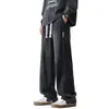 Estilo Porta de Comércio Exterior Jeans de Verão Masculino Novo 2026 Com Letras Hip Hop INS Tendência High Street Malandro Bonito