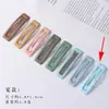 Grampo de Cabelo Bb Clip Fosco com Gotejamento de Óleo 7cm, Grampo Lateral para Mulheres, Grampo para Franja, Grampo Lateral, Grampo para Nuca, Acessório de Cabelo para Mulheres