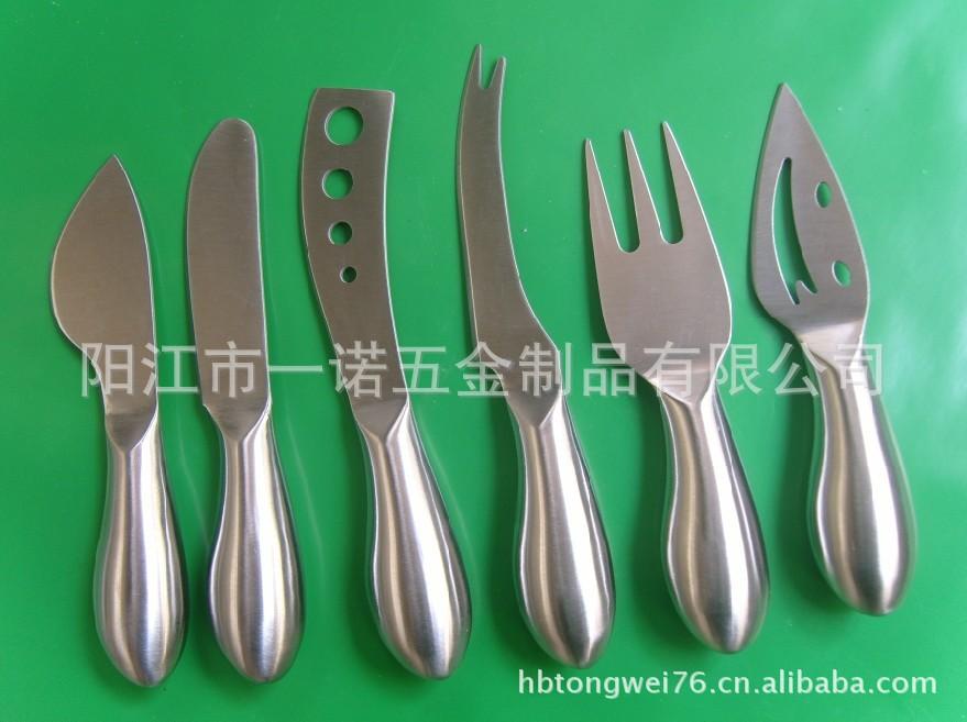 F-012H不锈钢空心柄芝士刀奶油刀奶酪刀牛油刀芝士餐具铲叉