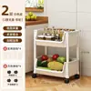 Prateleira de Armazenamento Multifuncional para Cozinha Source Carrinho Móvel Estante de Livros de Chão Doméstico Multi-Camadas Armazenamento de Lanches