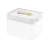 Caja de Almacenamiento Doméstica de Gran Capacidad, Contenedor de Plástico Engrosado para Escritorio de Sala de Estar, Caja Organizadora de Juguetes