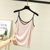 Primavera e Verão Modal Sling Feminino V-neck Inner Wear Slim Base Camisa Cor Combinando All-match Thin Top Vest Tamanho Grande
