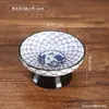 Plato de Postre Grueso de Porcelana Azul y Blanca Vintage Mesa de Comedor Familiar Plato Pequeño Plato para Salsa Restaurante Japonés Plato de Comida Vajilla