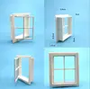 Puertas y Ventanas de Madera Estilo Chino Intercambiables, Modelo de Bloques de Construcción de Arquitectura Antigua de Huizhou, Casa Antigua Hecha a Mano para Estudiantes de Primaria