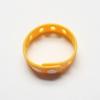 Pulseira de silicone faça você mesmo transfronteiriça, pulseira com furo para crianças, fivela infantil, acessórios fofos de borracha macia de pvc, personalização por atacado