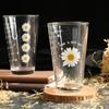 Suministro de fábrica, estilo japonés, simple, lindo, patrón de dibujos animados con escala, taza de agua, taza de vidrio para el hogar