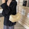 Bolso Pequeño de Moda Nicho para Axila para Mujer 2024 Nuevo Bolso Cruzado Casual Texturizado Bolso de Hombro Sencillo Retro para Viajero