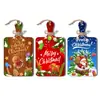 Venta Caliente Transfronteriza Nuevas Decoraciones de Madera Colgantes de Navidad Bandeja de Comida de Madera Creativa DIY Fábrica al por Mayor