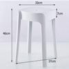 Bancos de Plástico Personalizados para Mesas de Comedor en Casa, Bancos Redondos Apilables, Bancos Sencillos Creativos de Molino de Viento, Estilo Minimalista Moderno