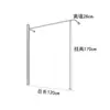 Estante de Exhibición para Tienda de Ropa de Gama Alta Acero Inoxidable Montado en Pared Estante de Exhibición para Ropa Femenina de Gama Alta Estante de Ropa Engrosado