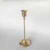 Suporte de Vela Dourado Estilo Europeu, Arte em Ferro, Suporte de Vela de Luxo Leve, Adereços para Jantar à Luz de Velas, Decoração Suave para Restaurantes Românticos