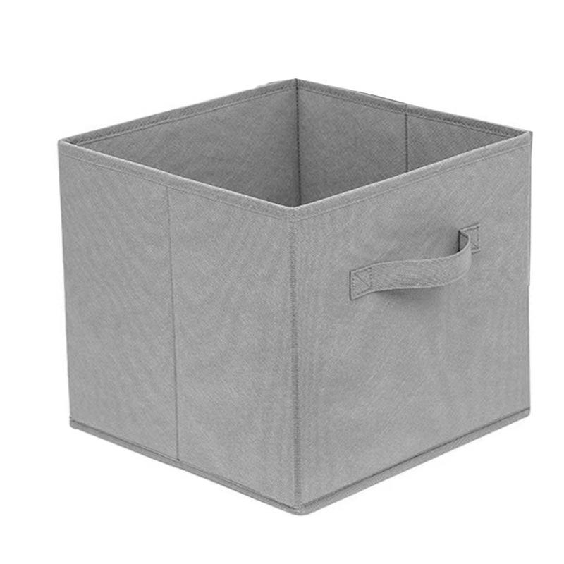 Lidless Solid Color Folding Storage Box Toy Storage Box Household