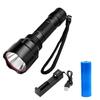 Lanterna LED multifuncional, luz forte, super brilhante, recarregável, portátil, longa vida útil, zoom de longo alcance, lanterna de luz forte