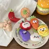 Llavero de Tela de Dibujos Animados Divertidos de Verduras y Frutas Colgante Lindo para Bolsa de Juguete de Comida Accesorios de Regalo para Pareja Novia