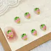 Gradiente Colorido Fruta Fresa Manzana Cereza DIY Pendientes Hechos a Mano Pendientes Arte de Uñas Materiales de Joyería Accesorios Venta al por Mayor