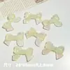 Mapei Jelly Colorido Laço DIY Corrente para Celular Artesanal Contas Soltas Furo Reto Gravata Borboleta Menina Pulseira Fofa Colar
