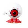 Novidade Divertido Mola de corda Mola de corda Bola que pula Basquete Futebol Bola de olho grande Truque Halloween Presente Brinquedo