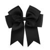 6 polegadas Rib Ribbon Fishtail Fita Dupla Laço Grampo de Cabelo Acessórios de Cabelo para Crianças Grampo de Cabelo 672