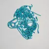 Cadena de eslabones de 10 cm, 2,4 mm, cadena de hierro de colores pintada en spray para etiquetas, llaveros, cadenas colgantes para manualidades, venta al por mayor
