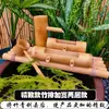 Fonte de água de bambu, prateleira para aquário com circulação de água, filtro para aquário, calha com pedra de oxigenação, concha de água de bambu, colher de água, gerador de névoa
