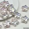 Perla de Imitación Ding Yi Luna Fría Chapado Irregular Bicolor Barroco Rosa Claro Serie Cuentas Sueltas con Agujero para Pulsera DIY