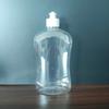 Botella de plástico para detergente de gel de ducha, limpiador de suelos de 500 ml, tapa elevable.
