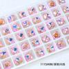 Dongzhou Cristal K9 taladro boutique accesorios de joyería DIY taladro para uñas revestido taladro cuadrado gordo color colorido taladro fondo afilado mayoreo