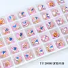 Diamante para Nail Art Dongzhou Autêntico 10mm Quadrado Gordo Fundo Pontiagudo Diamante para Joias DIY Acessórios Diamante de Vidro Colorido Revestido Brilhante Lote