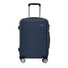 Mala de viagem de 24 polegadas com compartimento para senha, mala de estudante com zíper e rodinhas, mala universal de 20 polegadas para levar em viagens de avião e mala de grande capacidade.