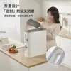 Recipiente de Arroz para Medir Estilo Japonês Grau Alimentício Casa 10kg Pressionar Dispensador Automático de Arroz Selado à Prova de Umidade à Prova de Insetos Grande Capacidade