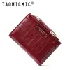 Comercio Exterior Venta Caliente Gama Alta Estilo Ins Cartera para Mujer Plegable Simple con Cremallera Portatarjetas Cartera Bolso Dos en Uno