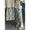 Conjunto de Duas Peças Retrô Estilo Floresta Temperamento Feminino Verão 2026 Novo Conjunto de Saia com Top Soltinho Sem Mangas Estampa Floral