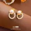 Brincos de Clipe Elegantes e Luxuosos para Bobina de Mosquito para Mulheres Sem Furos nas Orelhas, Brincos de Moda Exquisitos e Versáteis, Brincos Personalizados de Alta Qualidade para Atacado