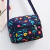 Bolsa Feminina Popular Mais Vendida, Bolsa de Tecido Floral, Bolsa Transversal de Grande Capacidade, Bolsa com Zíper Multicamadas à Prova d'Água para Mães de Meia-Idade e Idosas, Bolsa de Feira de Rua