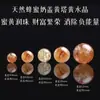 Bo9A Cuentas de Cristal Natural Cuentas Sueltas Pulsera de Cuentas DIY Pulsera de Cristal Rosa Aguamarina Cristal de Fresa Cuentas Redondas