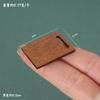 Serie de Bandejas Miniatura para Casa de Muñecas Almacenamiento Simple Plato de Cena Accesorios de Decoración Modelo Escena de Cocina Casa de Muñecas