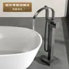 Fabricante Directo de Juego de Ducha de Cobre Puro Transfronterizo Suministro Directo Lavabo de Pedestal Ducha Grifo de Tina Vertical Frío y Caliente