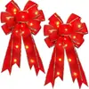 Festival de Primavera LED Vermelho Grande Laço Guirlanda de Árvore de Natal Decorações de Cipó Evento no Shopping Amazon Decorações Penduradas