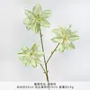 Lirios artificiales de doble pétalo, flores artificiales para bodas, arreglos florales hechos a mano de alta gama, decoración de salón de bodas, pared de flores y arreglos de suelo