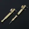 Enganchador rápido de cobre anillador anudador manual de línea secundaria pesca de exterior anzuelo de doble pin anzuelo suministros de pesca