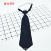 Broche de Corbata de Color Sólido Fácil de Atar Sin Nudo Uniforme Broche de Corbata de Uniforme Escolar Venta Directa de Fábrica En Stock