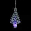 Ps Plástico Luminous Enfeites Pendentes Árvore de Natal Pendants de LED Decorações de Natal Suprimento de Exportação Enfeites de Natal Criativos