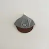 Gorra de béisbol infantil de ala suave, sombrero de rayas versátil de moda ins estilo coreano para niños pequeños, sombrero de sol para bebé, producto de nicho transfronterizo