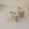 Botas de Nieve para Bebé, Botines Cortos Espesos de Terciopelo para Niños y Niñas, Estilo Invierno, Zapatos de Algodón Suaves para Niños Pequeños, Modernos