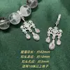 Acessórios DIY de Cristal Alta Retenção de Cor Banhado a Prata Estilo Corte Pingente de Zircônia Anel Pendente Estrela Lua Acessórios para Pulseira